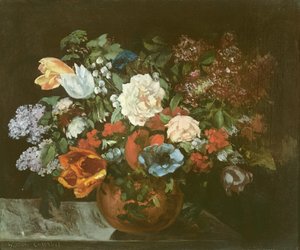 花の花束、1863